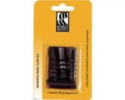 Grampo Para Cabelo Preto Marco Boni N 5 50 Unidades