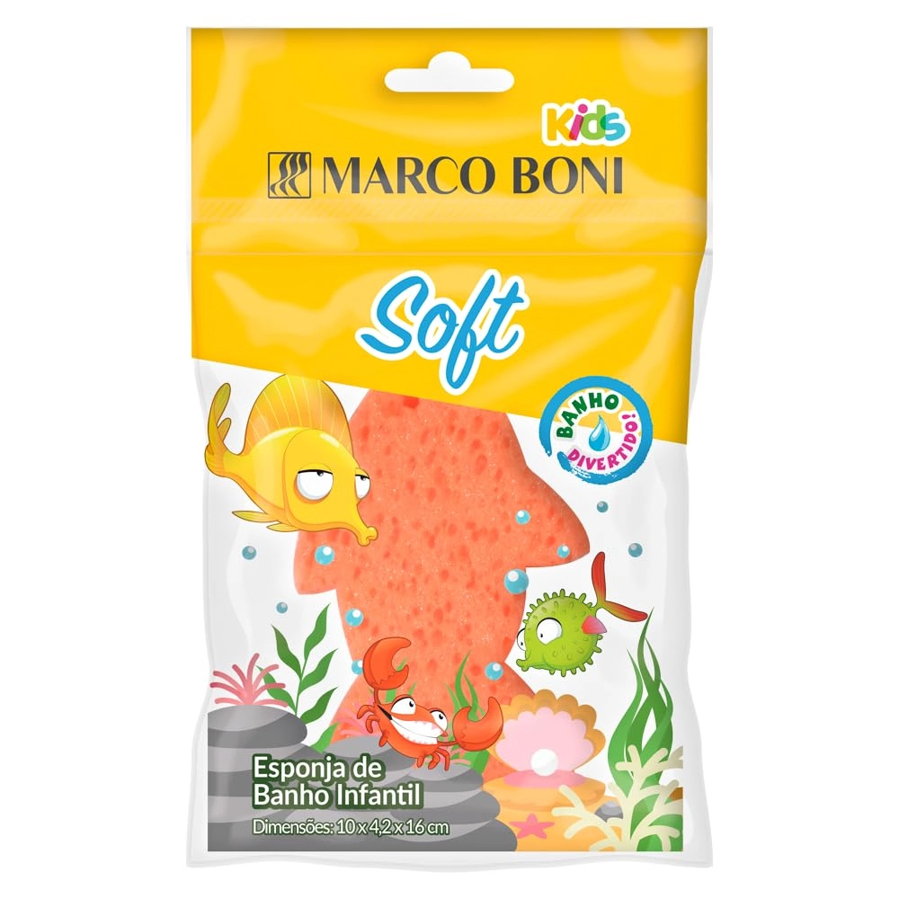 Esponja Para Banho Marco Boni Soft Kids Peixinho