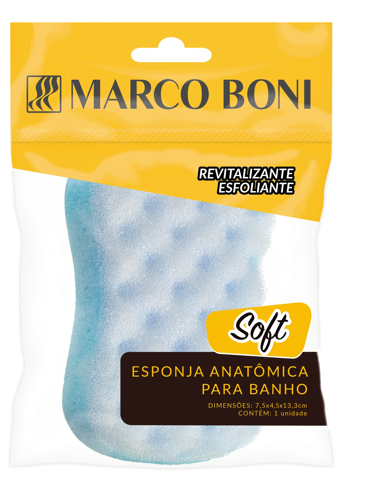 Esponja Marco Boni P/ Banho Revitalizante Linha Soft Ref.: 8469 1un