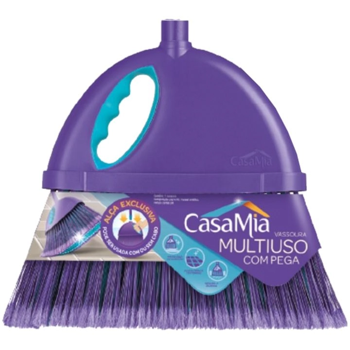 Vassoura Casamia Multiuso C/ Pega