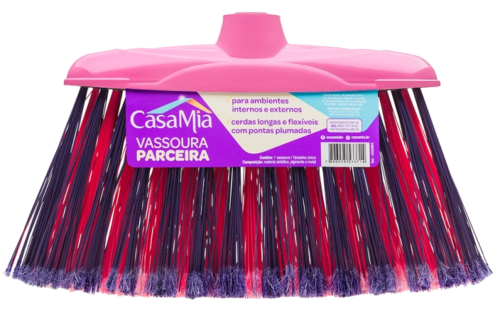 Vassoura Parceira Rosa