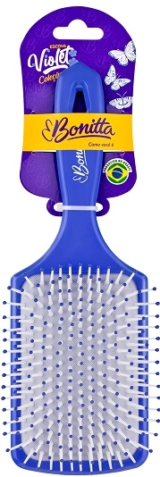 Escova De Cabelo Marco Boni Violet Raquete Grande Bonitta 1un