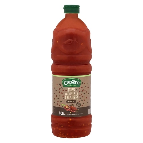 Molho De Pimenta Calabrês Cepêra Garrafa 1,01l