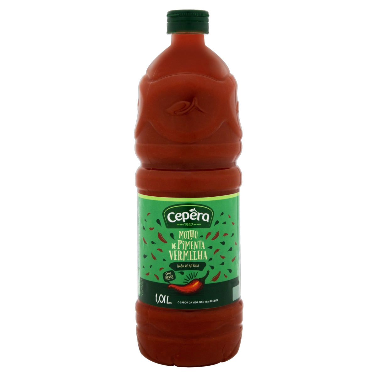 Molho De Pimenta Vermelha Cepêra Garrafa 1,01l