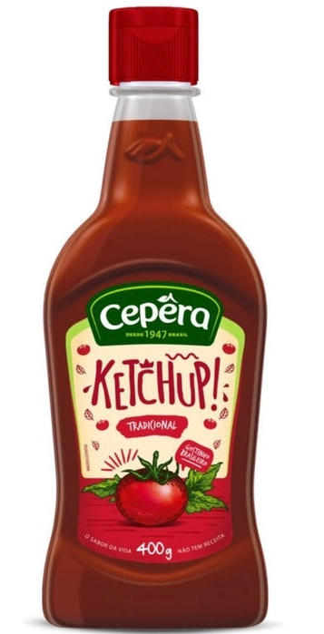 Ketchup Original Sabores Cepêra Squeeze 400g