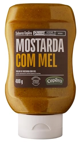 Mostarda Com Mel Sabores Cepêra Squeeze 400g