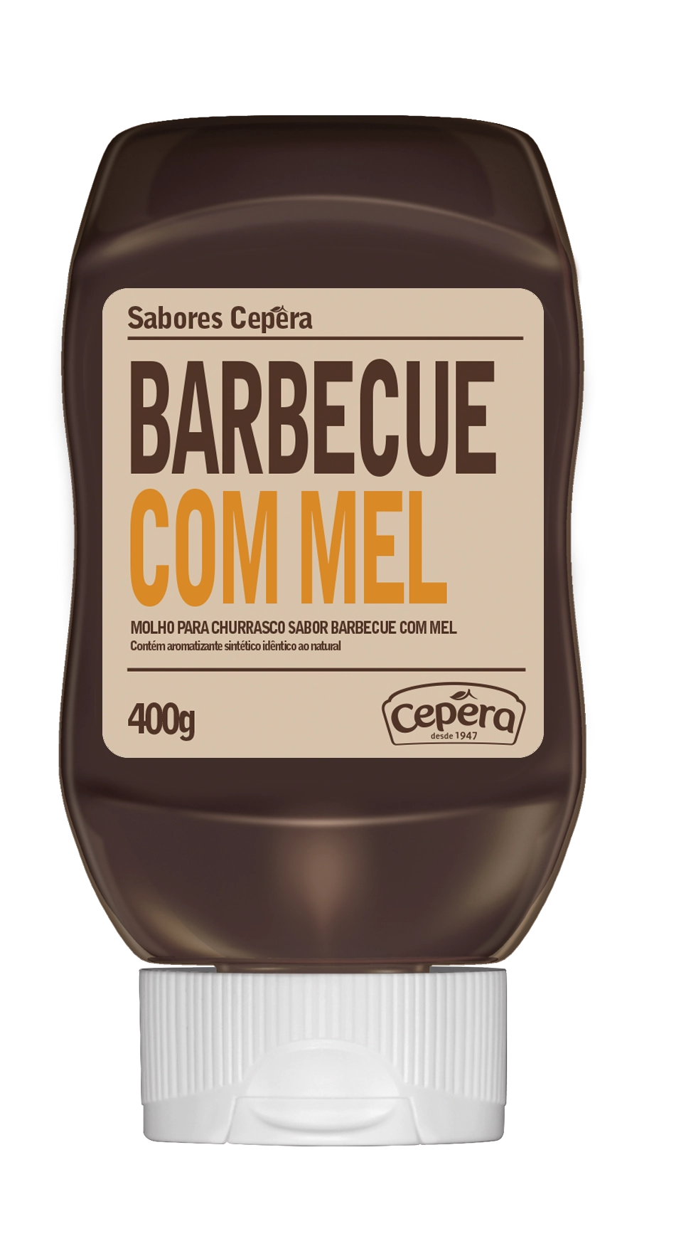 Molho Barbecue Com Mel Sabores Cepêra Squeeze 400g