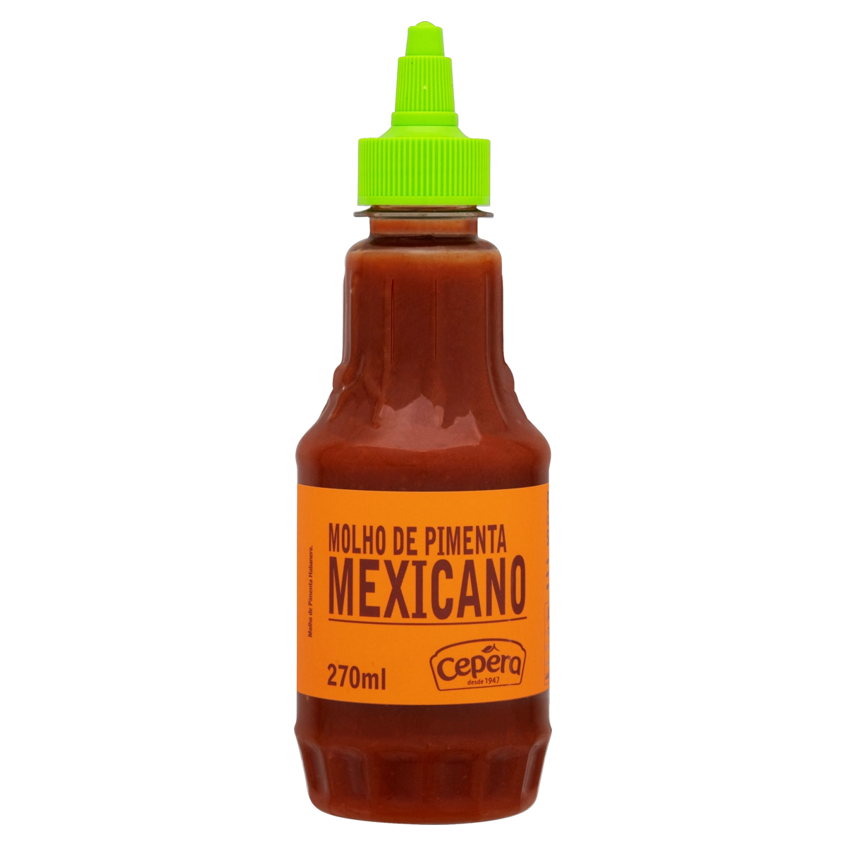 Molho De Pimenta Mexicano Sabores Cepêra Squeeze 270ml