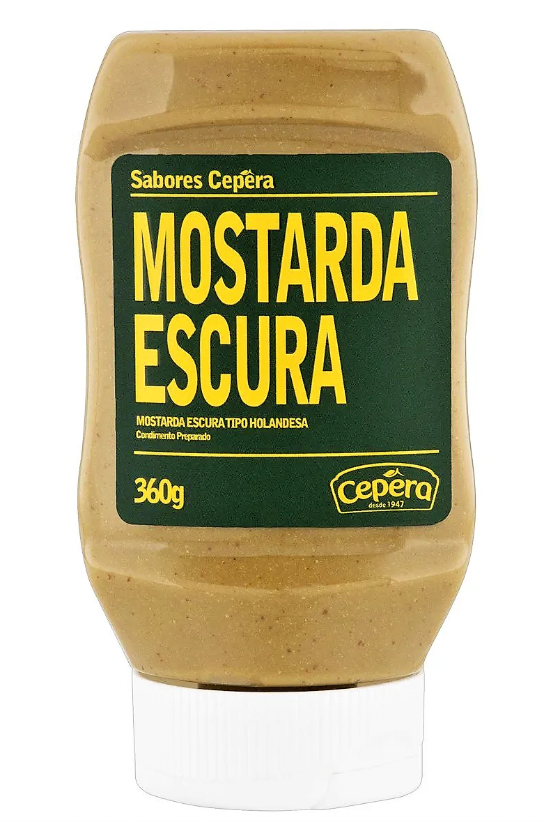 Mostarda Escura Holandesa Sabores Cepêra Squeeze 360g