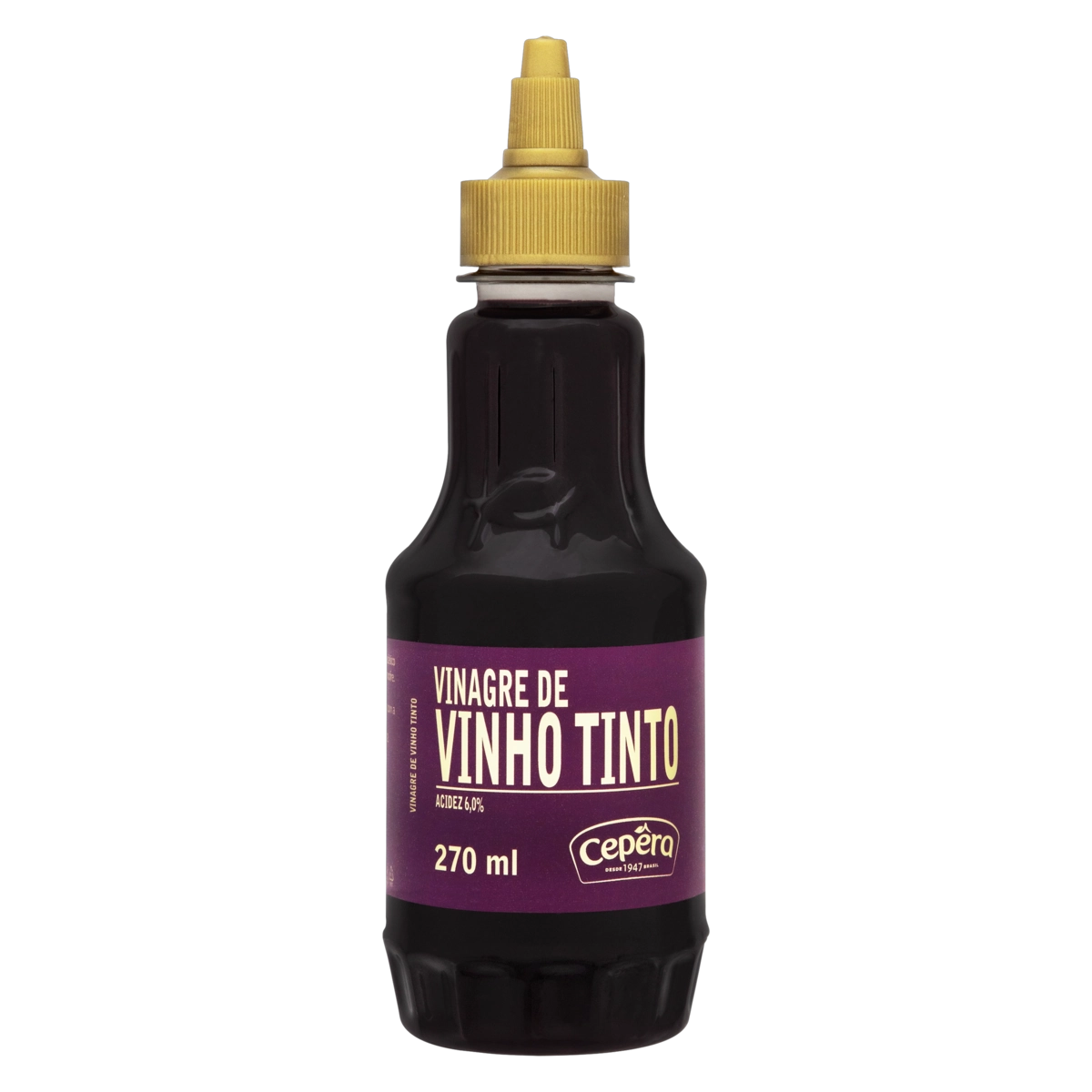Vinagre De Vinho Tinto Sabores Cepêra Squeeze 270ml