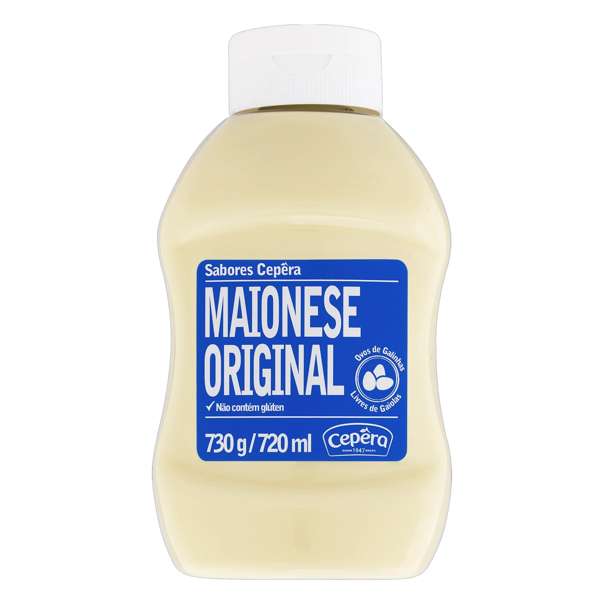 Maionese Original Sabores Cepêra Squeeze 730g