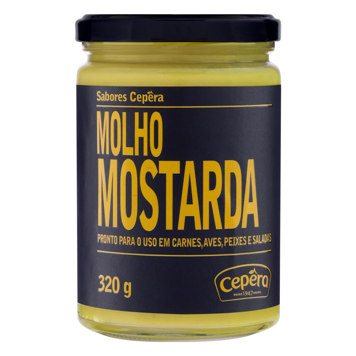 Mostarda Amarela Sabores Cepêra Vidro 320g