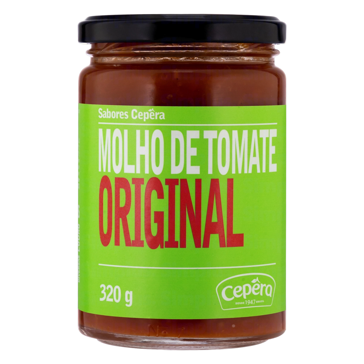 Molho De Tomate Original Sabores Cepêra Vidro 320g