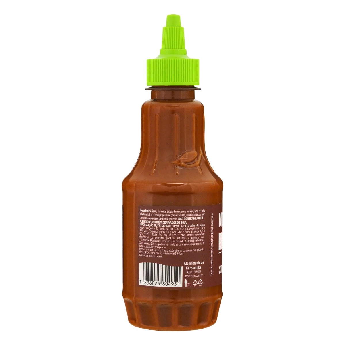 Molho De Pimenta Buffalo Wings Sabores Cepêra Squeeze 270ml