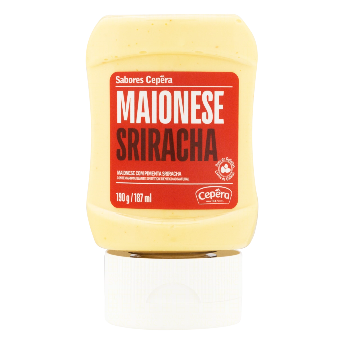 Maionese Sriracha Sabores Cepêra Squeeze 190g