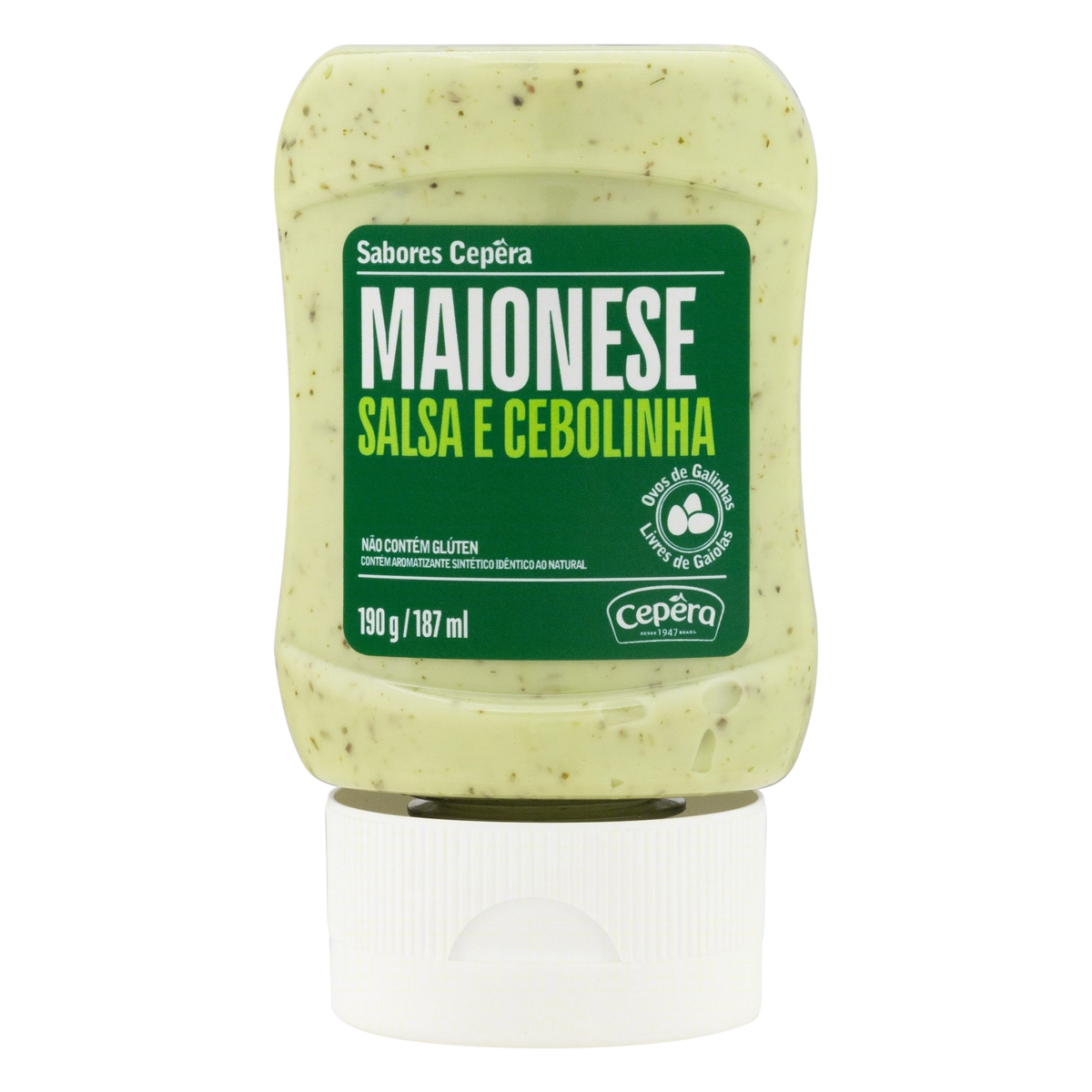 Maionese Com Cebola E Salsa Sabores Cepêra Squeeze 190g