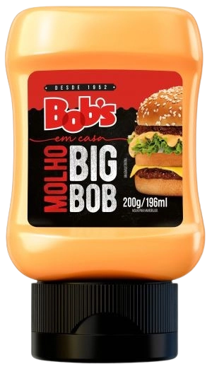 Molho Para Hambúrguer Big Bob Bobs Em Casa Squeeze 200g