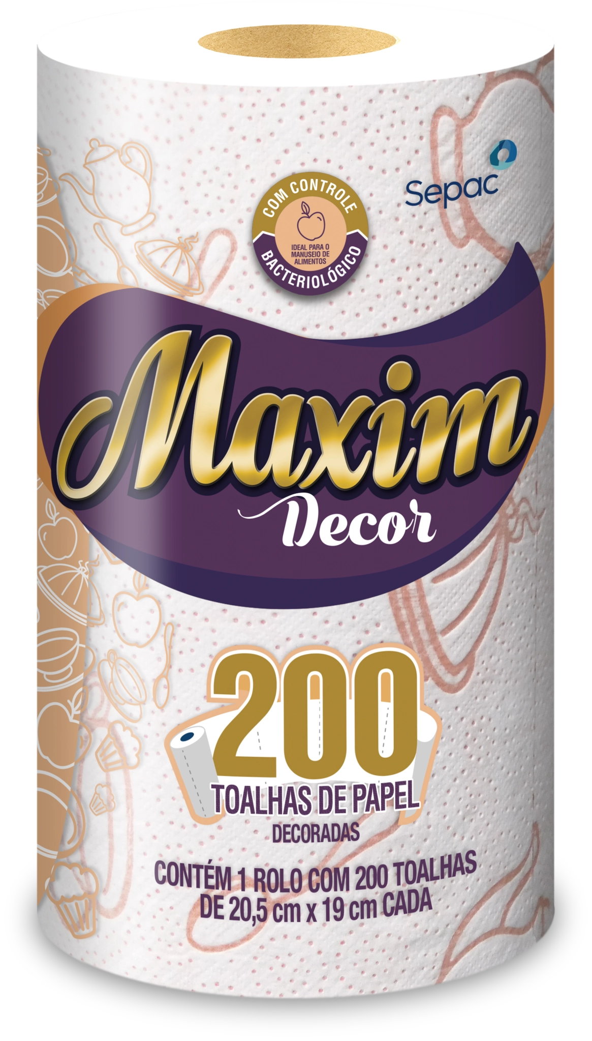 Papel Toalha Maxim Decor C/200 Folhas