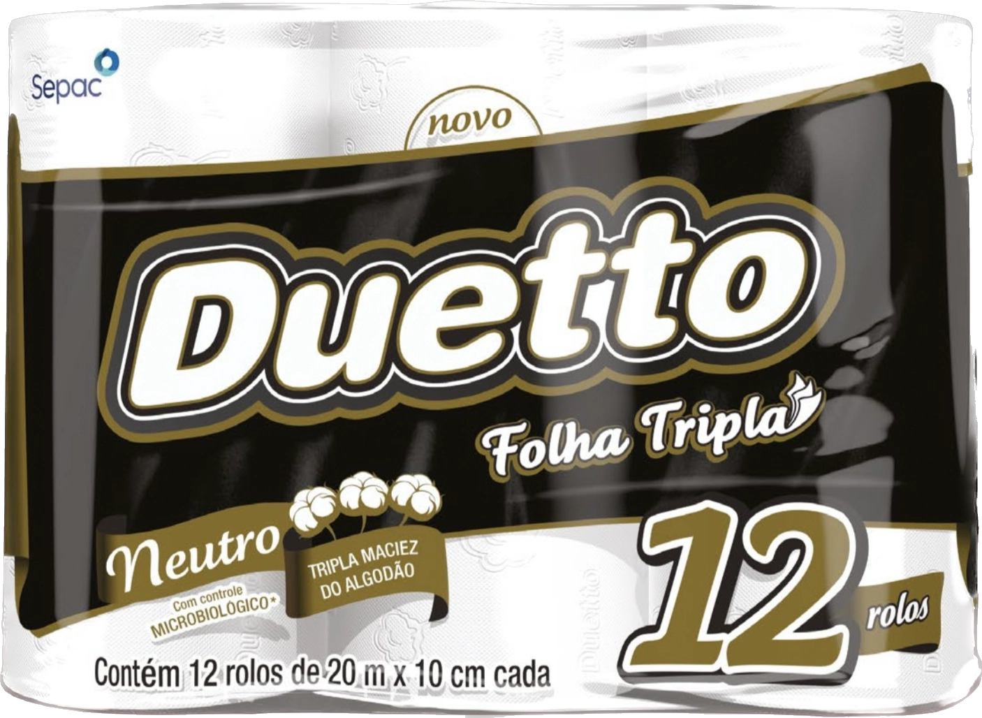 Papel Hig Duetto F Trip 20m C/12