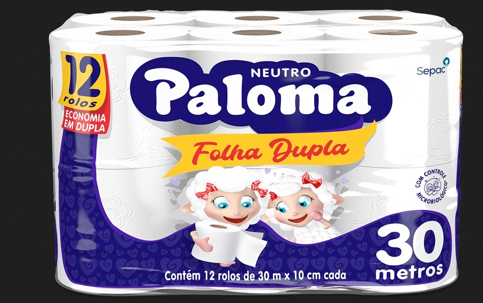 Papel Hig Paloma Fd 12x1 30m