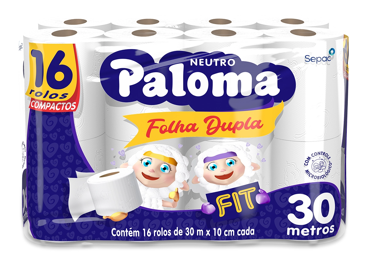 Papel Hig Paloma F Dup 30m C/16
