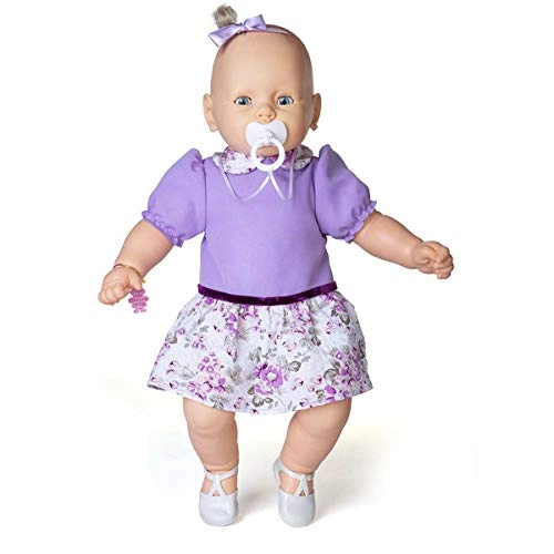 Boneca Meu Bebe Vestido Lilas Ref.1001003000058
