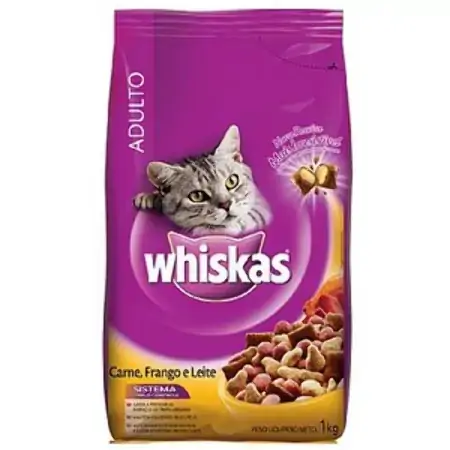 Alimento Para Gatos Adultos Frango Whiskas Pacote 1kg