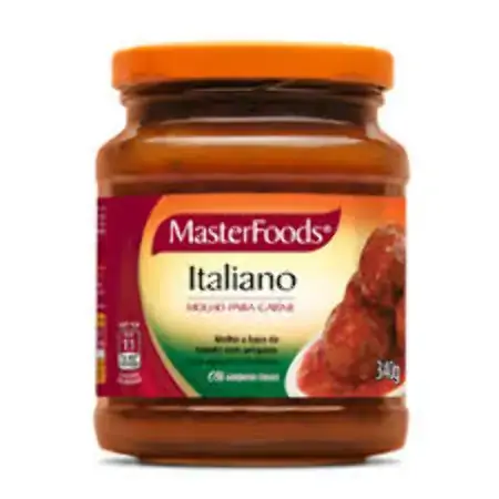 Molho Italiano Para Carne Masterfoods Vidro 340g
