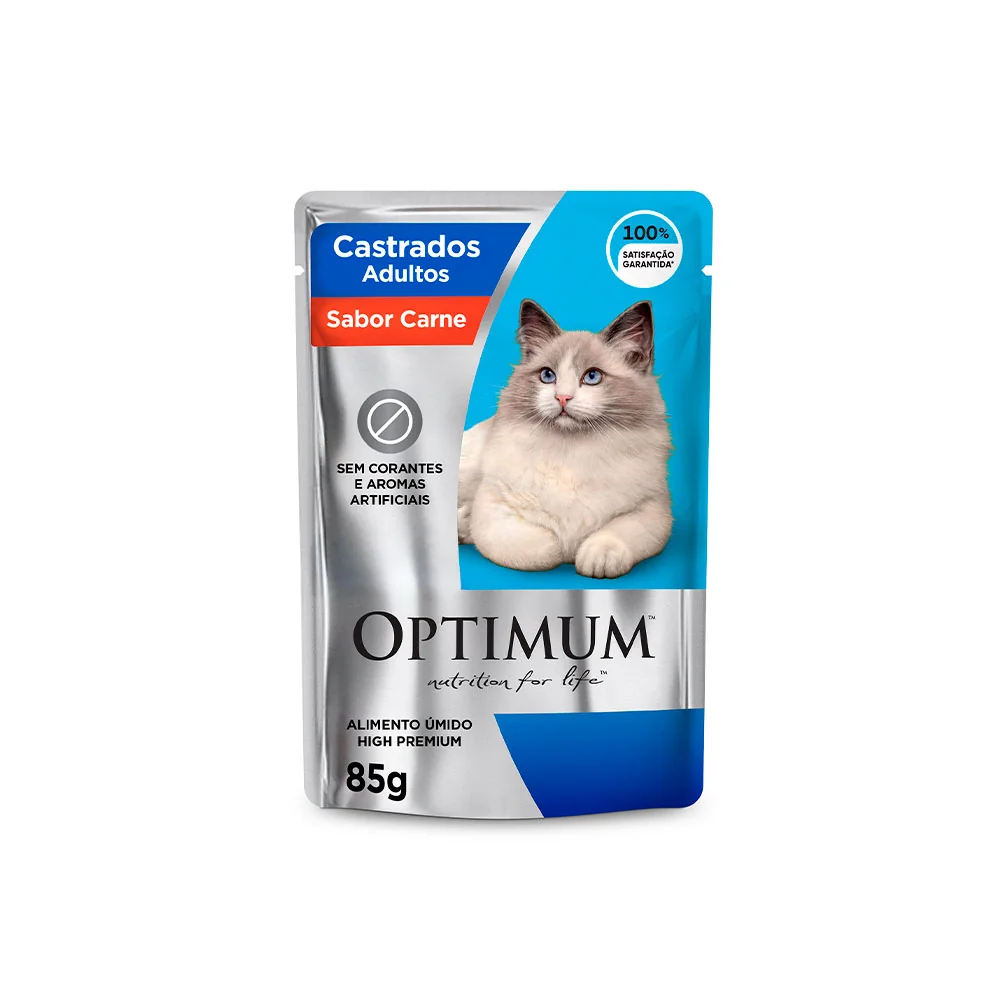 Optimum Sache Gato Castrado Carne 85 Gr279103