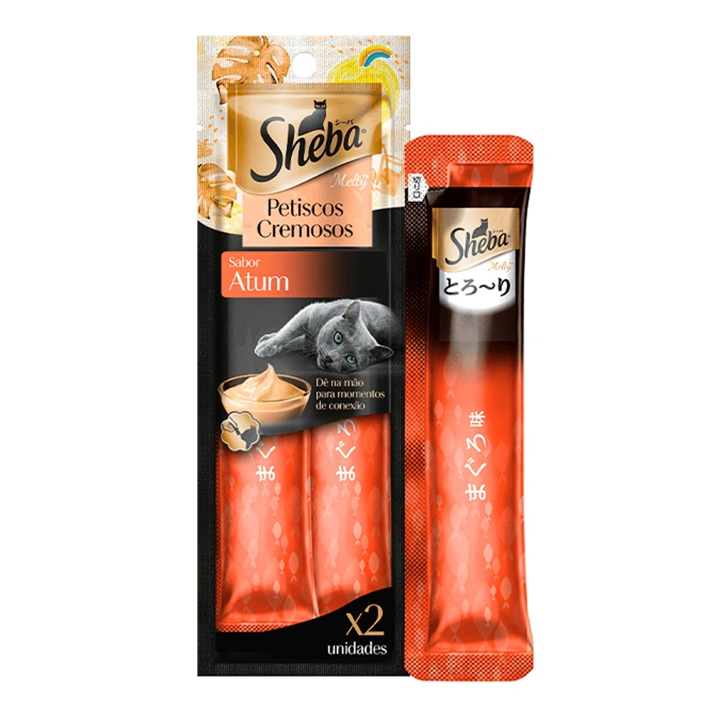 Sheba Cremoso Gato Adulto Atum 2un Com 12gr Cada296266