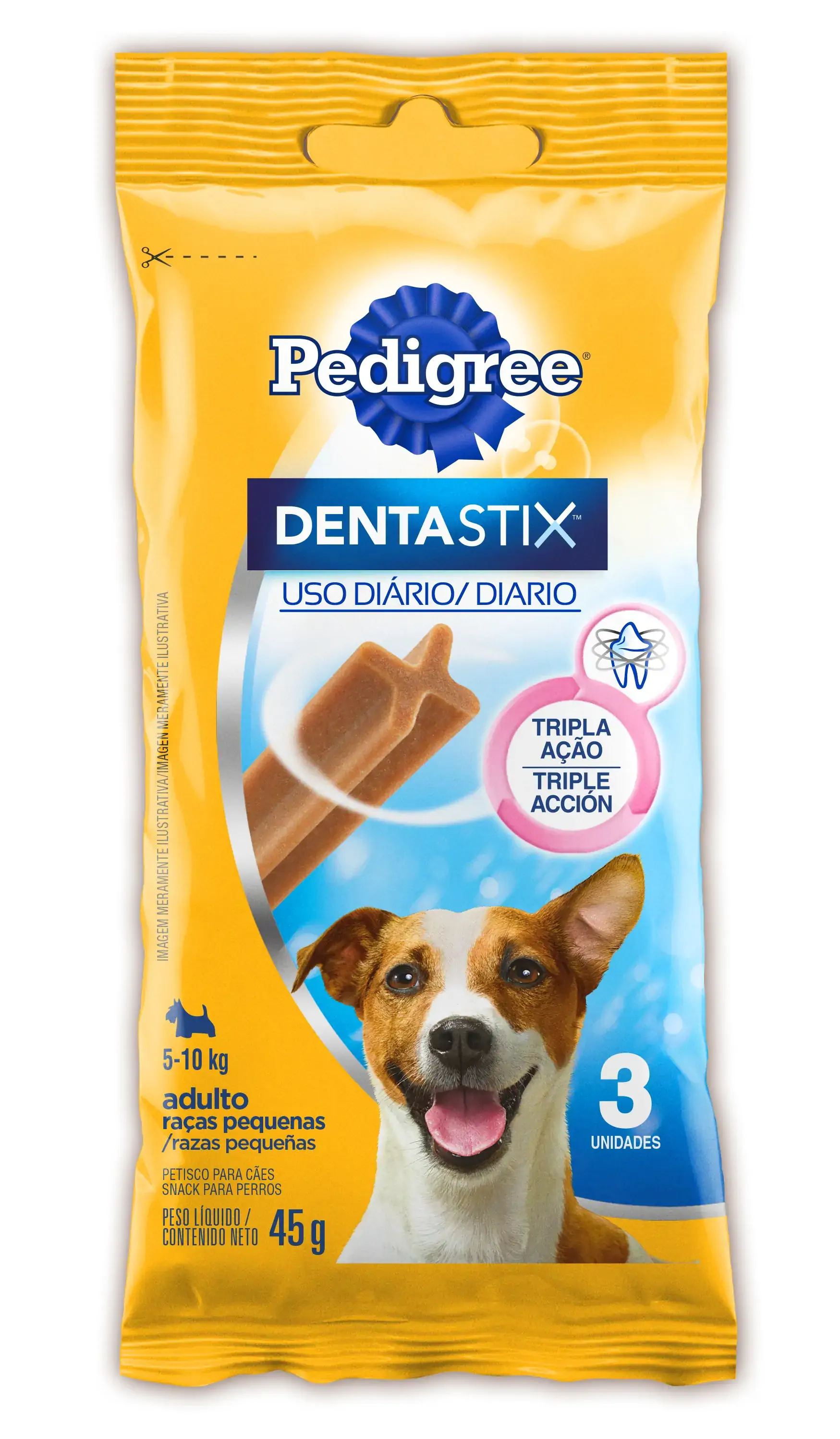 Pedigree Dentastix R Pequenas Sticks 45 G