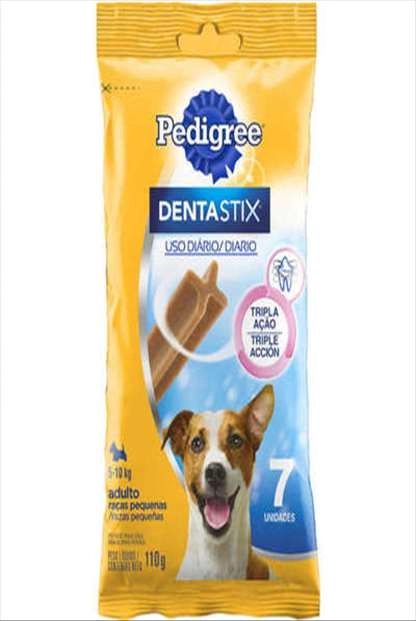 Petisco Para Cães Adultos Raças Pequenas Pedigree Dentastix Pacote 110g 7 Unidades