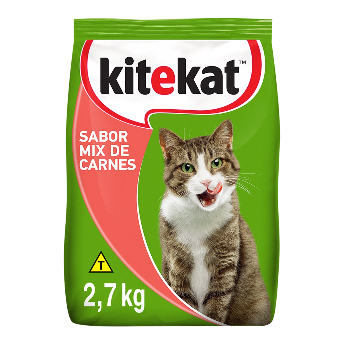 Alimento Para Gatos Adultos Mix De Carnes Kitekat Pacote 2,7kg