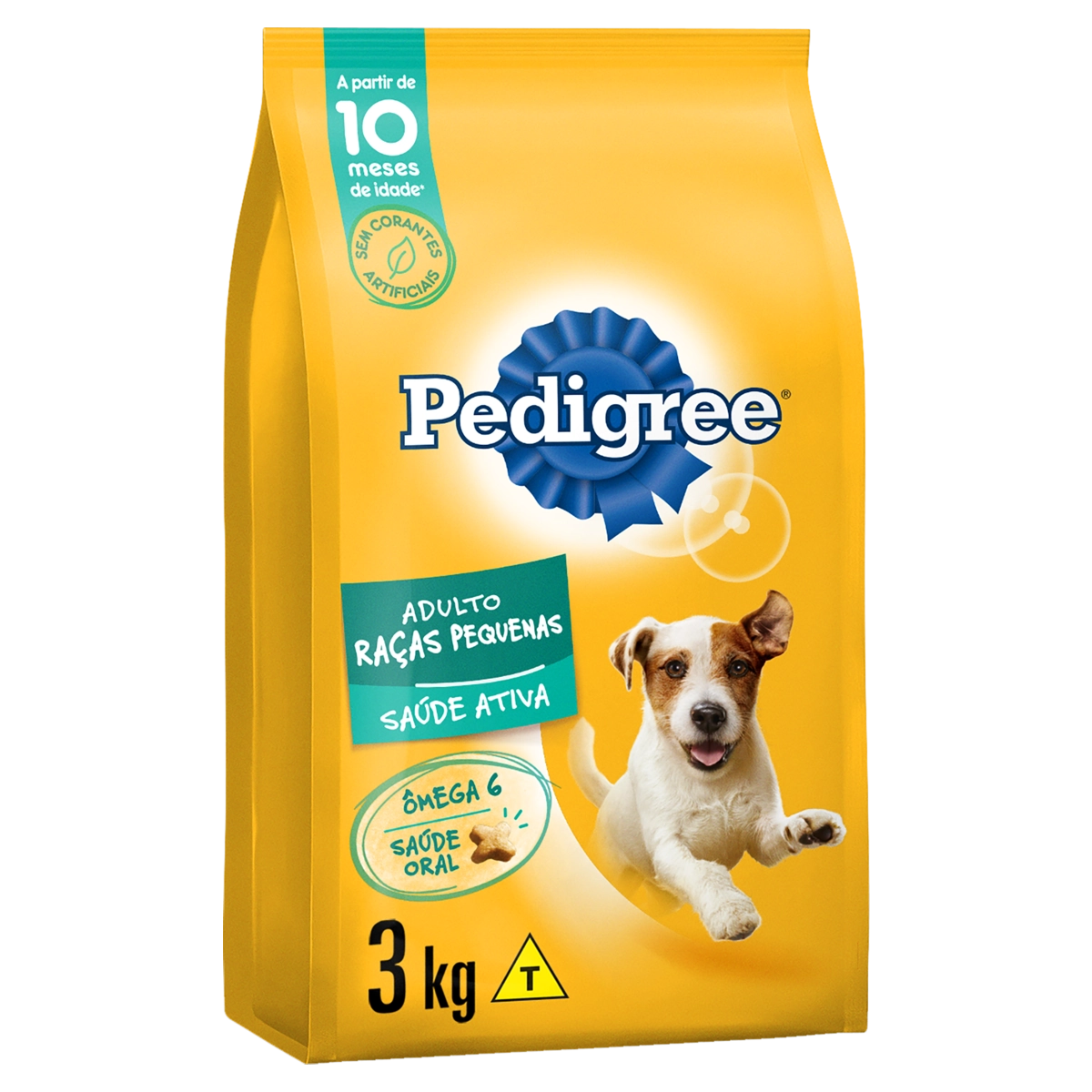Alimento Para Cães Adultos Raças Pequenas Pedigree Pacote 3kg