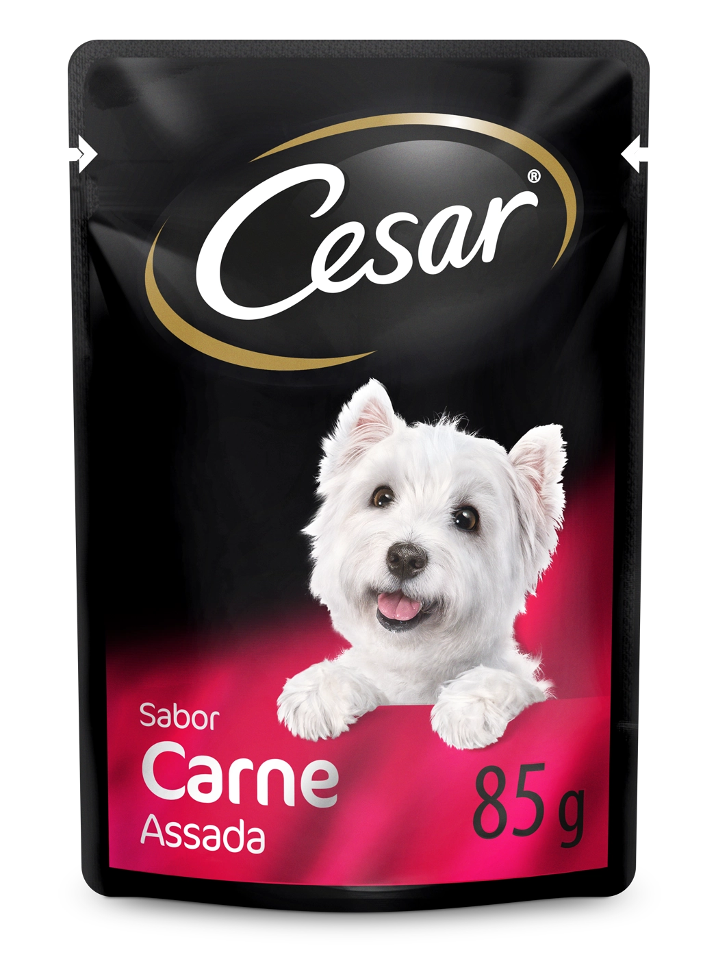 Alimento Para Cães Adultos Carne Assada Cesar Sachê 85g