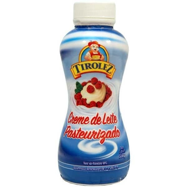 Creme De Leite Pasteurizado Tirolez Garrafa 500g