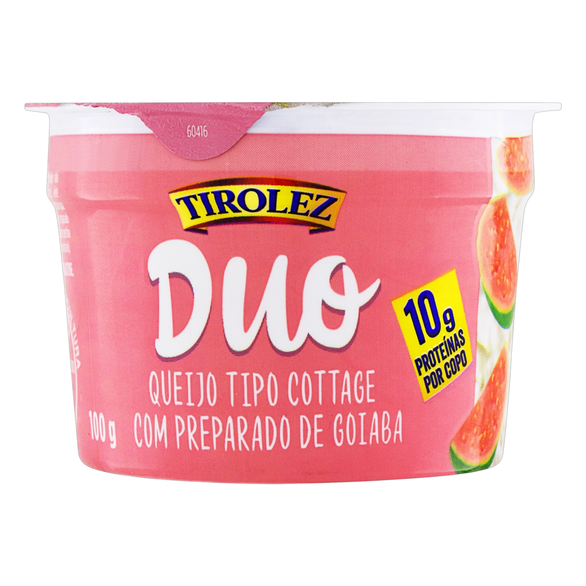 Queijo Cottage Goiaba Tirolez Duo Pote 100g