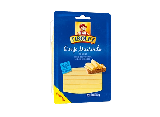 Queijo Mussarela Fatiado Tirolez 150g