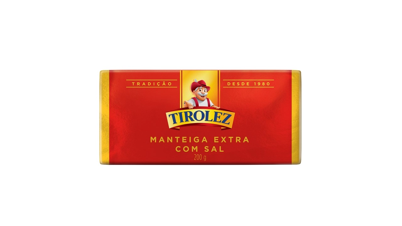 Manteiga Extra Com Sal Tirolez 200g