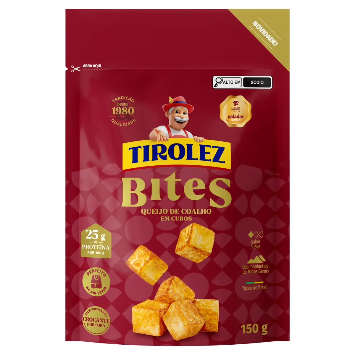 Queijo Coalho Espeto Tirolez Bites 150g