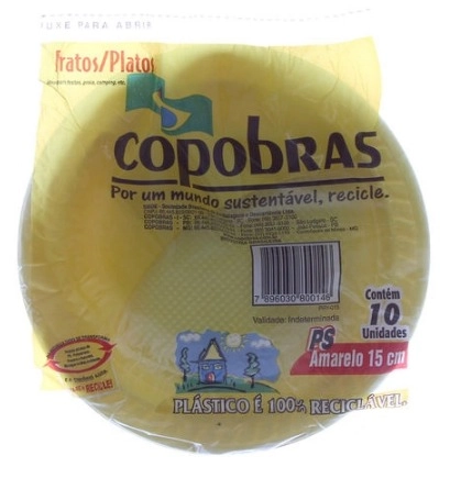 Prato Desc Copobras C/10 Azul