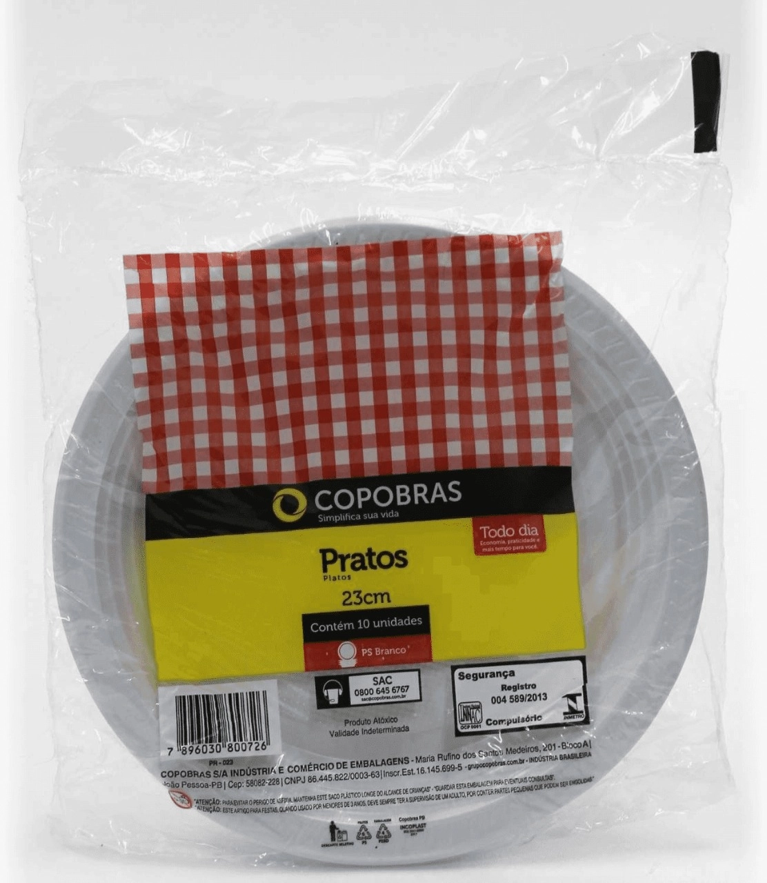 Prato Desc Copobras Ref 10unidade Pr 023