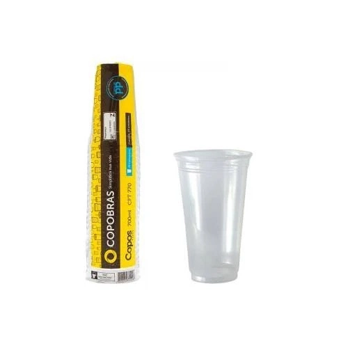 Copo Desc Copobras Transp 25unidade