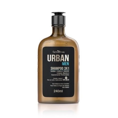 Sh. Urban Men Ipa 3x1 240 Ml 51433529 00096531 Valor Aproximado Dos Tributos R 27,82 19,98 Fonte Ibp