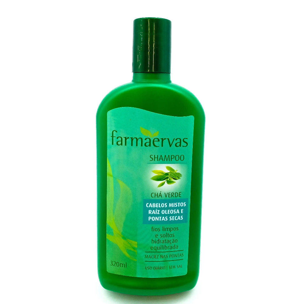 Shampoo Chá Verde Farmaervas