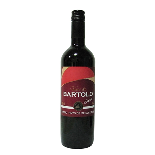 Vinho Brasileiro Tinto Suave Vino Di Bartolo Serra Gaúcha Garrafa 750ml