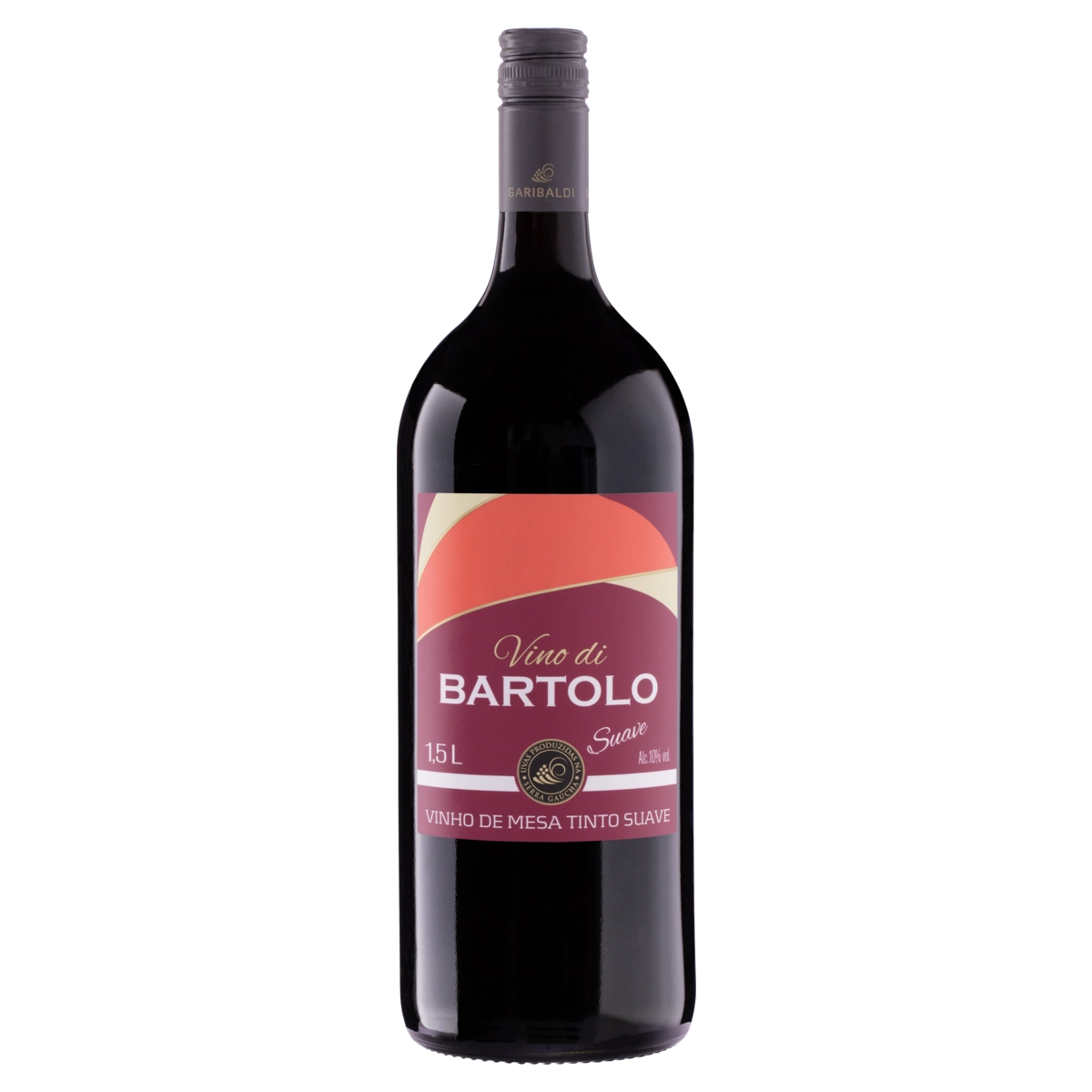 Vinho Brasileiro Tinto Suave Vino Di Bartolo Serra Gaúcha Garrafa 1,5l