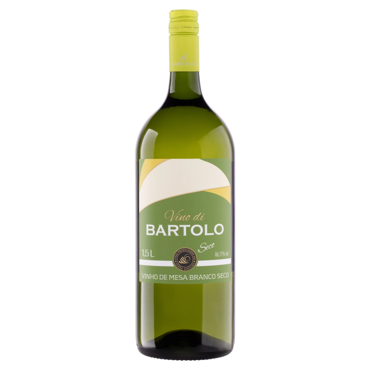Vinho Brasileiro Branco Seco Vino Di Bartolo Serra Gaúcha Garrafa 1,5l
