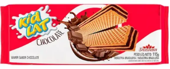 Bisc Waffer Kid Lat 115g Chocolate