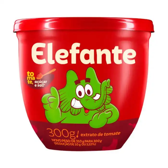 Extrato De Tomate Elefante Pote 300g